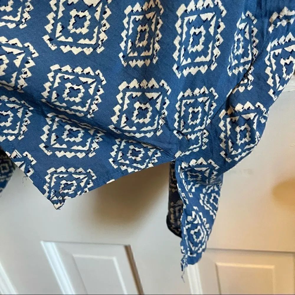 Forever 21 patterned blue cardigan - Picture 4 of 6